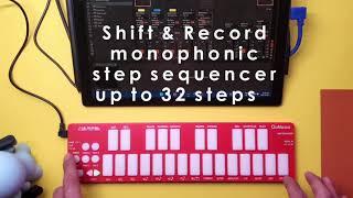 QuNexus RED Drum Sequencer and Bass Arpeggiator