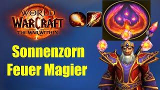 Sonnenzorn Feuer Magier Heldentalente & Gameplay  WoW The War Within