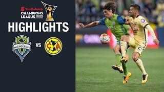 HIGHLIGHTS Seattle Sounders FC vs. Club America  Scotiabank CONCACAF Champions League