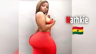 Narhkie Mind-blowing Stunning Thicc Curvy Ghanaian Plus Size Fashion Model-Biography Wiki Lifestyle