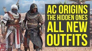 Assassins Creed Origins DLC ALL NEW OUTFITS From The Hidden Ones AC Origins Outfits