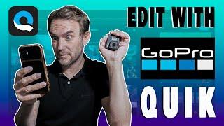 GOPRO QUIK App EDITING Tutorial - Complete edit FROM START TO FINISH
