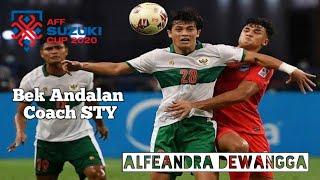 Disiplin Bertahan Penampilan ALFEANDRA DEWANGGA di Laga Semifinal leg 1  Singapura VS Indonesia