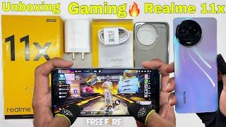 Realme 11x 5g unboxing and gaming all features dimensity 6100+ chipset