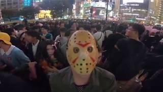 Tokyo Shibuya Halloween mosh pit 2019