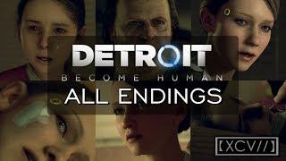 Detroit Become Human ¦ Stormy Night ALL ENDINGS PCPS4 60fps 【XCV】