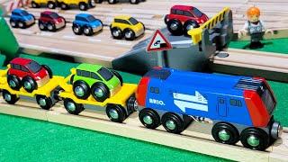 Railfanning Wooden Trains Car Transporter