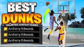 THE BEST DUNK ANIMATIONS ON NBA 2K24 CONTACT DUNK EVERY TIME NBA 2K24 SEASON 8