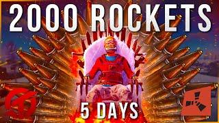 Rust ZERG Movie  How OT shot 2000 ROCKETS in 5 DAYS