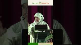 I need to learn what the message is... #drhaifaayounis #islamicvideos #islam