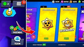 100 Star Drops + 100 LEGENDARY STARR DROPS  Brawl Stars