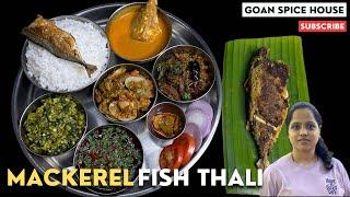 Goan Spice House Mackerel Fish Thali l Goan Fish Thali l Goan Seafood Recipes l@GoanSpiceHouse