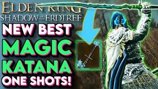 INSANE NEW MAGIC KATANA - Elden Ring Star-Lined Sword Build Shadow of the Erdtree Build