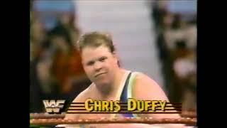 Saba Simba vs Jobber Chris Duffy WWF Superstars 1990