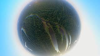 Little Planet Amazon Forest - aerial shot with DJI Mavic 2 Pro