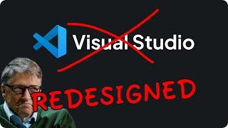 I spent 10 DAYS redesigning Visual Studio Code...  Speed UI Design