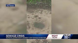 Its just disgusting Ludowici woman asking city leaders to do something about raw sewage at he...