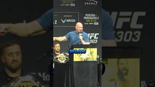  DANA WHITE ALMOST GIVES AWAY $303000 AT UFC 303