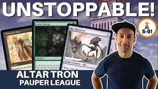 I DIDNT LOSE A SINGLE GAME MTG Pauper Altar Tron just got some really good tweaks for high power