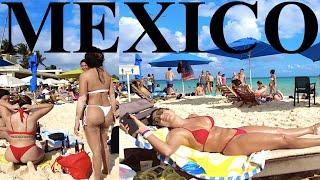 Playa Del Carmen NO LOCKDOWN December 2021  MEXICO BEACHES