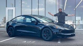I Drive The New Tesla Model 3 Performance For The First Time Power Handling Braking & Daily Use