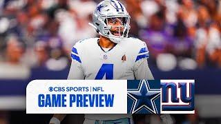 NFL Week 4 Thursday Night Football Cowboys at Giants  Full Game PREVIEW