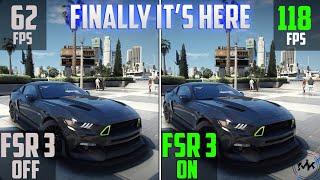 GTA 5 FPS BOOSTER How to install FSR 3 Mod in GTA 5 & Boost your FPS from 60 to 120FPS+