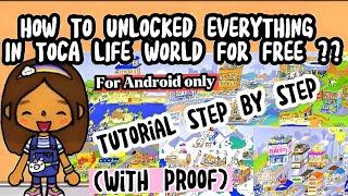 HOW TO UNLOCKED EVERYTHING IN TOCA LIFE WORLD FOR FREE?Toca Boca Toca Boca WorldToca Secret Code