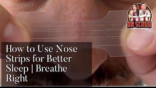 Breathe Right Nose Strips  How to Breathe Better at Night  Deviated Septum  Drug Free