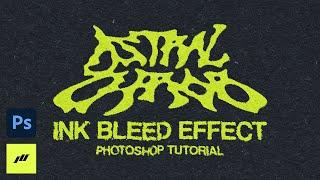 How To Create Ink Bleed Effect BLKMARKETs Trash Machine  PHOTOSHOP TUTORIAL 2021