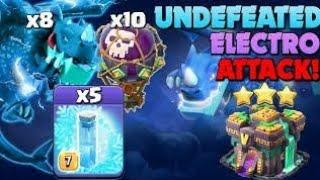 Clash of Clans - TH14 trying Electro Dragon Freeze strategy in Legend and Clan War Replay.