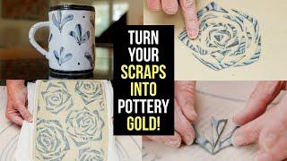 Laminating Pottery - Turn your SCRAPS into pottery GOLD