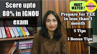 How to Prepare and Score Good Marks in IGNOU exam 2023 in 1 Month  5 Tips + 3 Bonus tips
