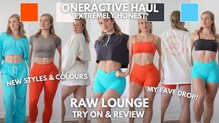 OnerActive RAW LOUNGE try on haul & review  everything that is launching