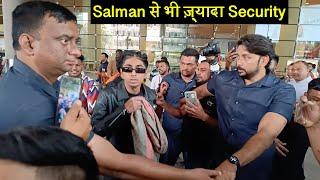 MC Stan High Level Security At Mumbai Airpot HD Video