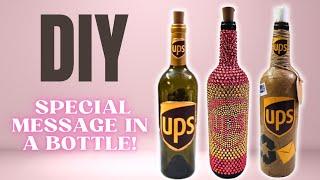 How To Customize Wine Bottle  Bottle Crafts  Bottle Art