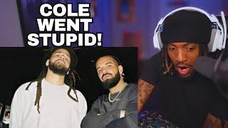 J. COLE BLACKED OUT  Drake & J. Cole - First Person Shooter REACTION
