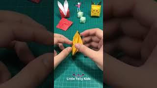 Origami Pikachu Pokemon Cartoon Play #diy #origami