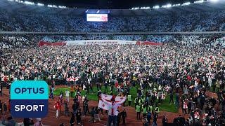 SCENES Georgia fans storm pitch after qualifying for first tournament and knocking out Greece 