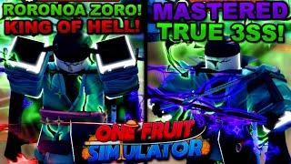 Becoming Roronoa Zoro Mastered True 3SS In Roblox One Fruit... Heres What Happened