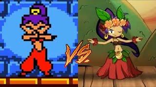 Shantae Dance Parlor  And The Seven Sirens VS First Game