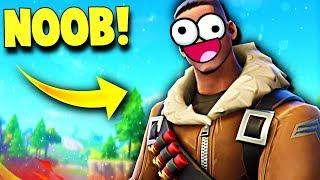 Being a NOOB On Fortnite.... Fortnite Battle Royale Funny Moments