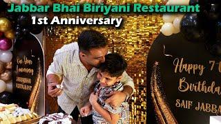 Jabbar Bhai Biriyani Restaurant 1st Anniversary Celebration...