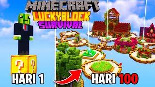 100 Hari Di Minecraft LUCKY BLOCK 