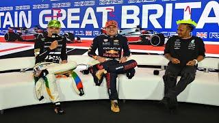 Drivers FULL Press Conference after British GP 2024 ft Lewis Hamilton Max Verstappen Lando Norris