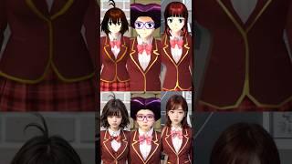 Rina Maki and Hatsuki in Real life AI  SAKURA School Simulator #shorts #tiktok #trending