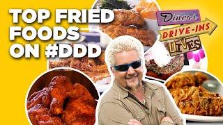 Top #DDD Fried Food Videos with Guy Fieri  Diners Drive-Ins and Dives  Food Network