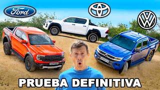 Toyota vs Ford vs VW ¡la prueba de pick-up DEFINITIVA