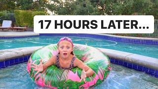 EVERLEIGH SPENDS 24 HOURS IN HER POOL CHALLENGE