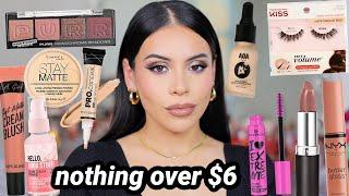 Full Face Nothing Over $6  Affordable Makeup Tutorial